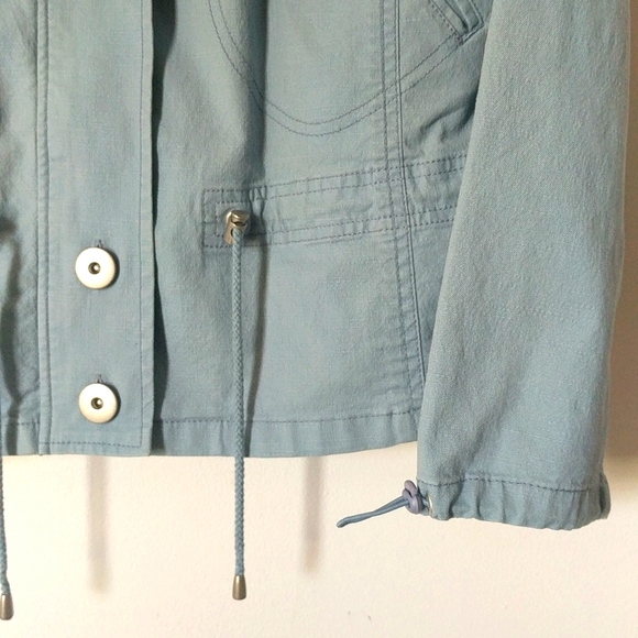 French Dressing Jeans Spring Jacket Stretch Denim L - Picture 3 of 6